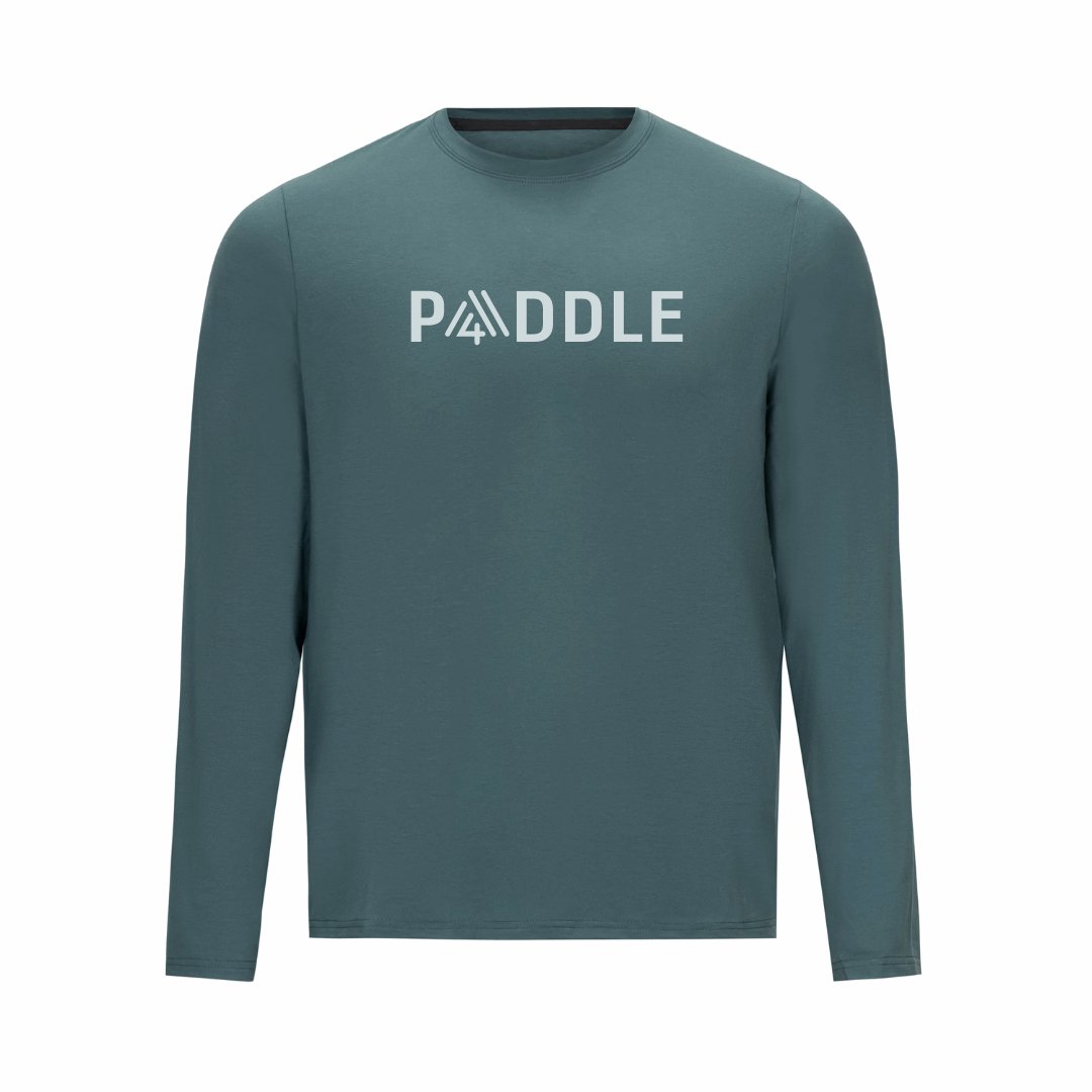 Men's Hybrid Long Sleeve Tee - Paddle Pine