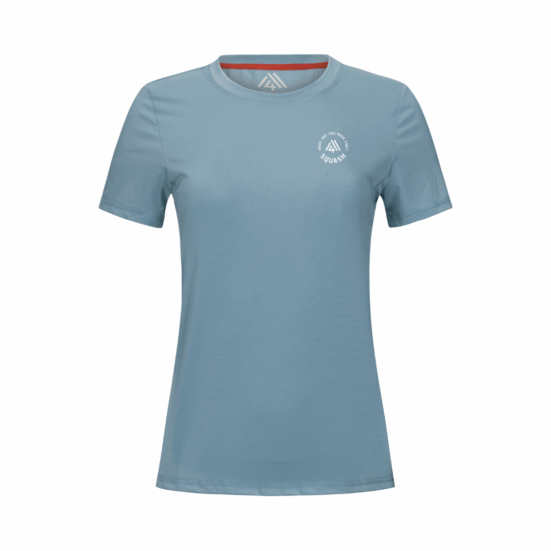 Women's Hybrid Tee - Squash Arctic Blue