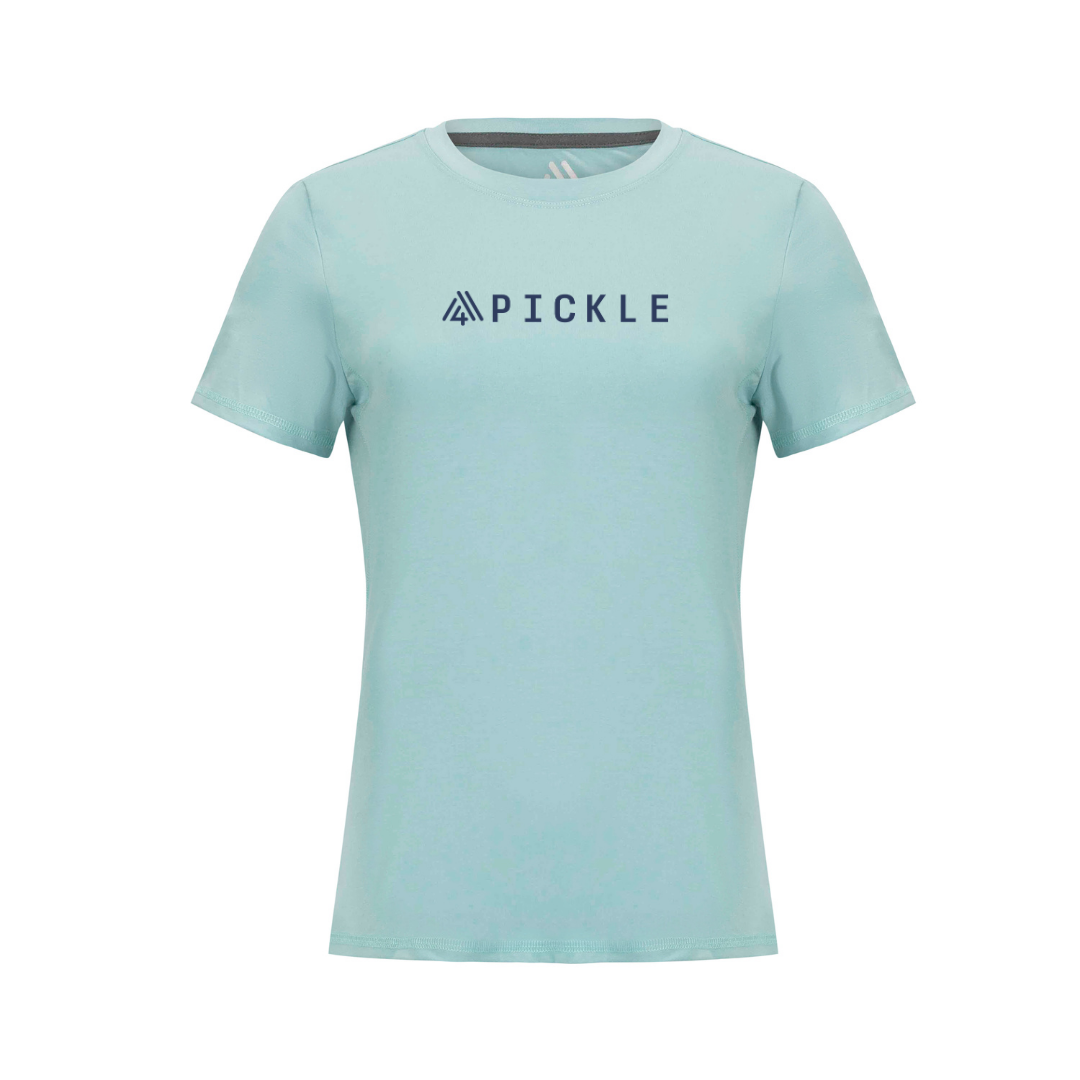 Women's Hybrid Tee - Pickle Aruba Blue
