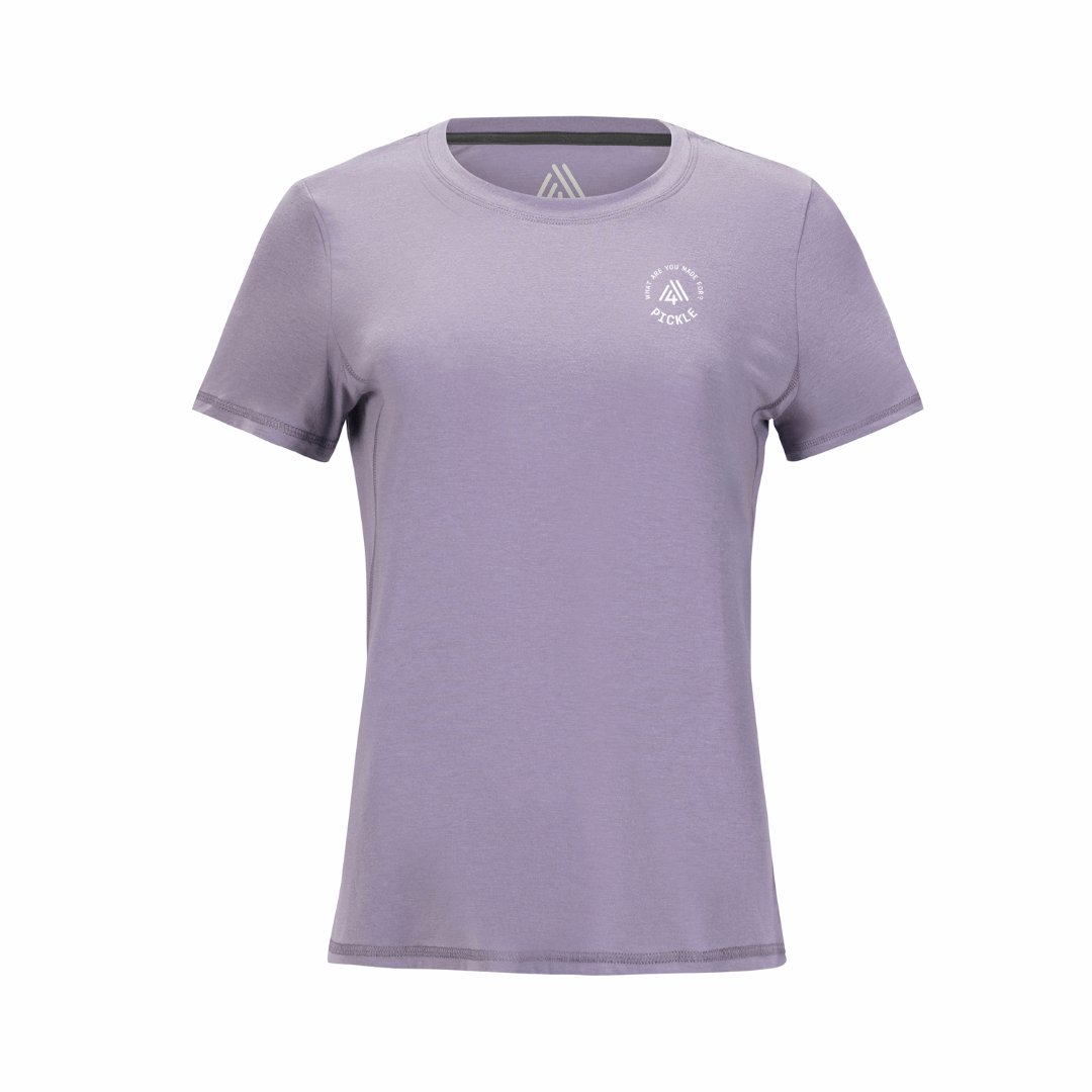 Women's Hybrid Tee - Pickle Dusk