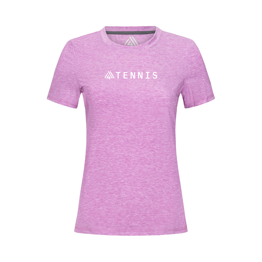 Women's Hybrid Tee - Tennis Fuchsia
