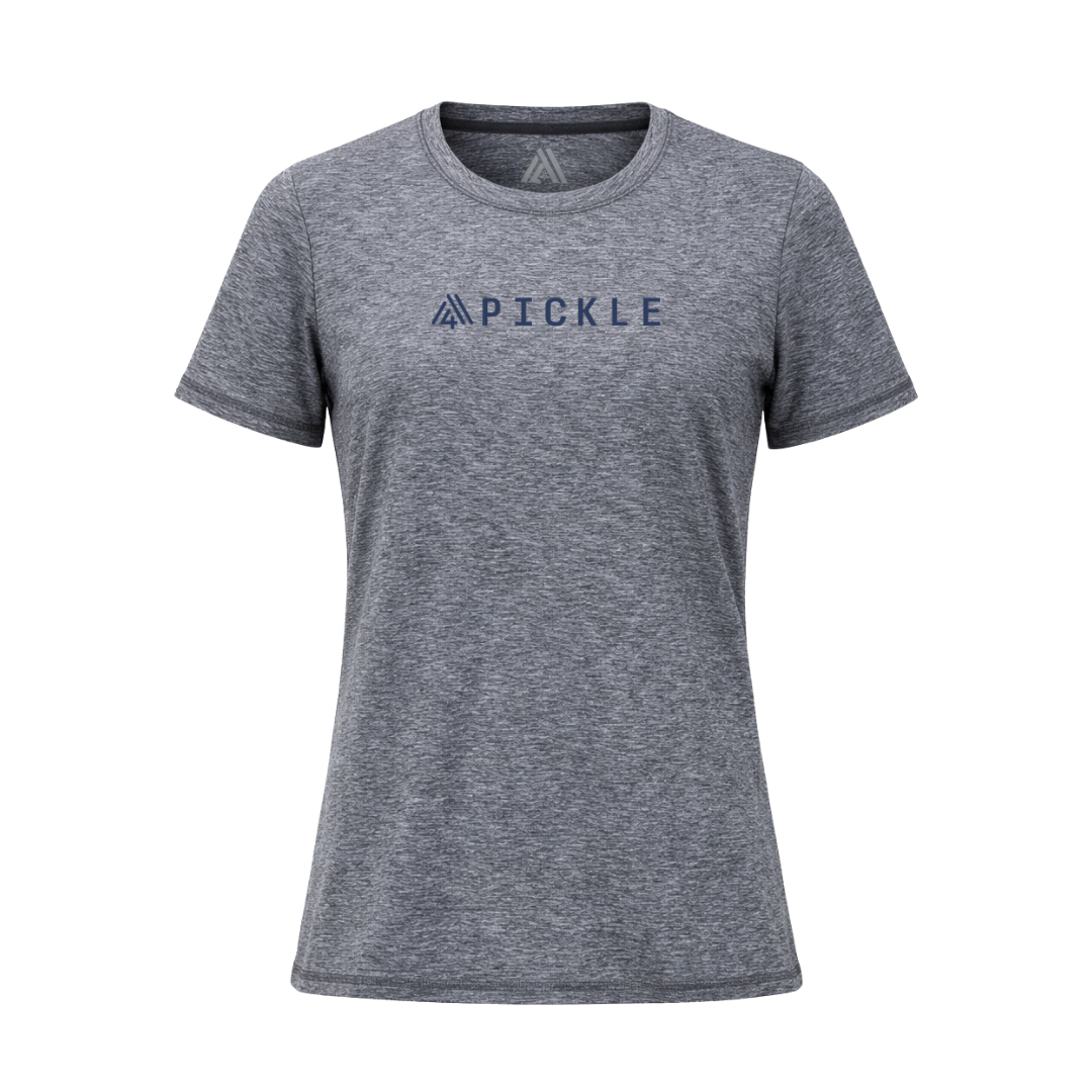 Women's Hybrid Tee - Pickle XL Heather Grey