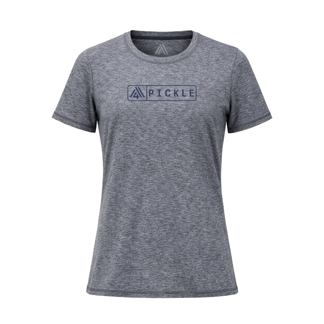 Women's WAYM4 Hybrid Tee - Pickle Heather Grey