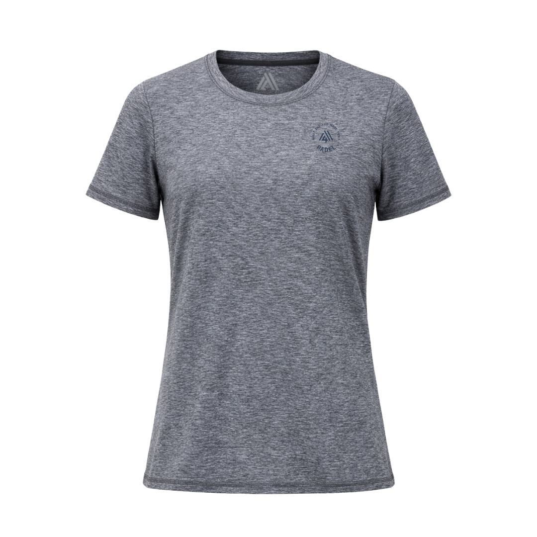 Women's Hybrid Tee - Padel Heather Grey