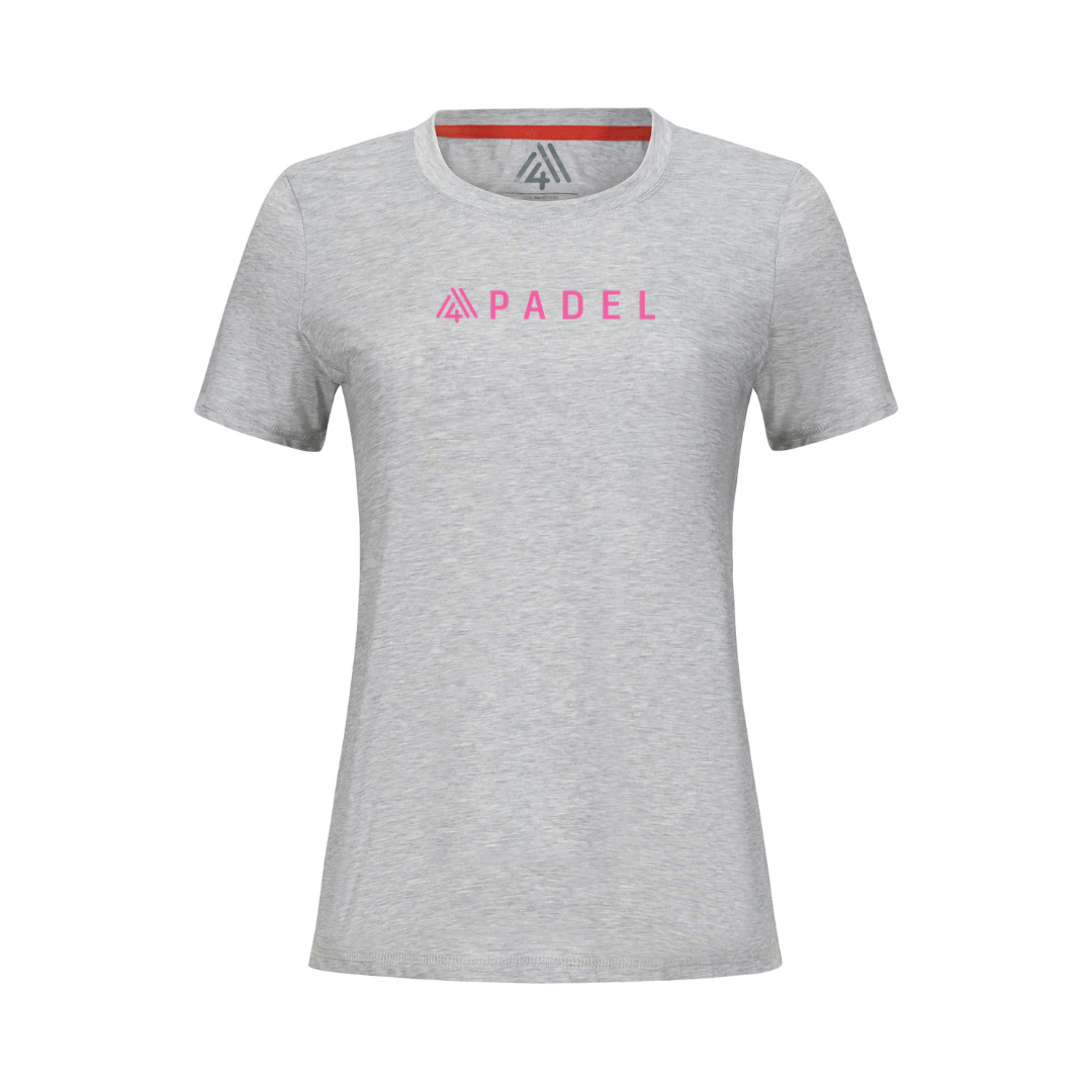 Women's Hybrid Tee - Padel Heather Silver