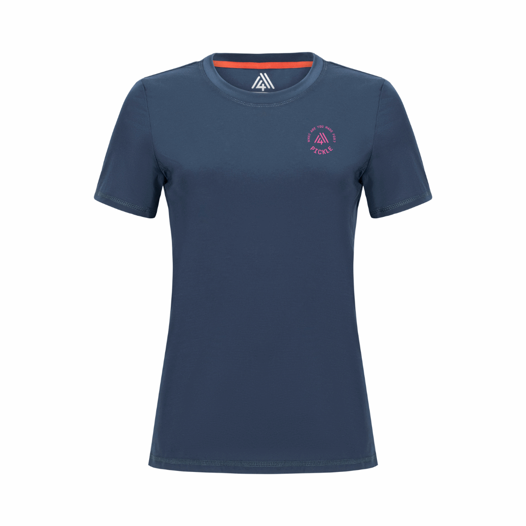 Women's Hybrid Tee - Pickle Navy