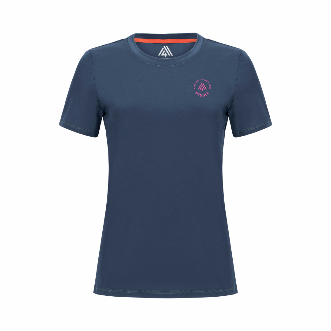 Women's Hybrid Tee - Paddle Navy