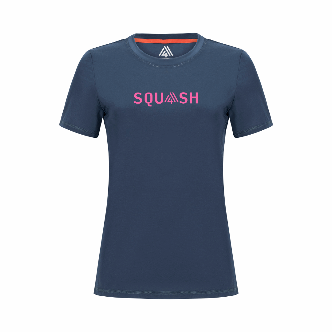 Women's Hybrid Tee - Squash Navy