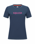 Women's Hybrid Tee - Squash Navy