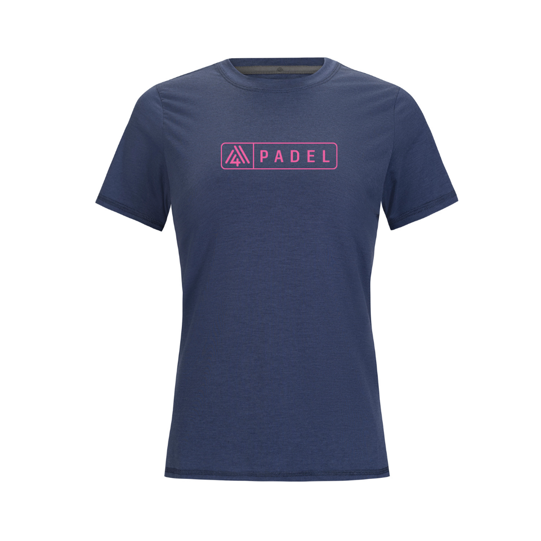 Women's WAYM4 Hybrid Tee - Padel Blue Indigo