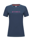 Women's Hybrid Tee - Tennis Navy