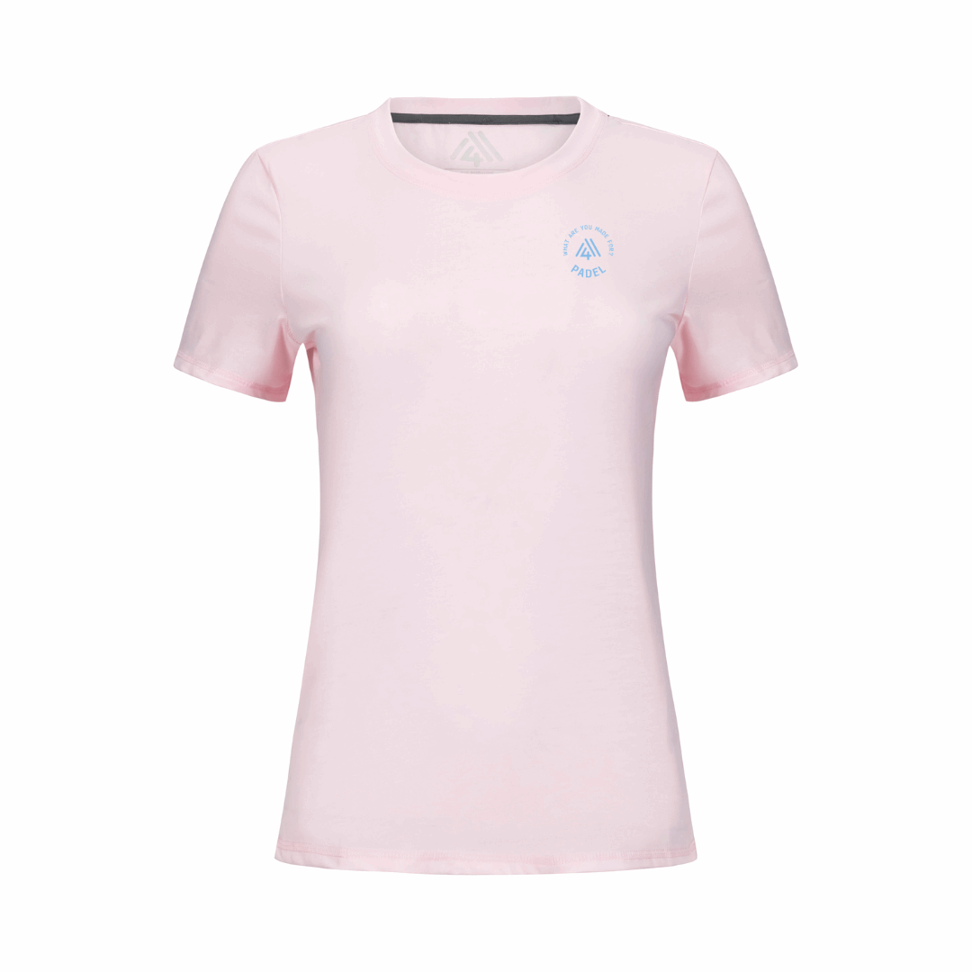 Women's Hybrid Tee - Padel Light Pink