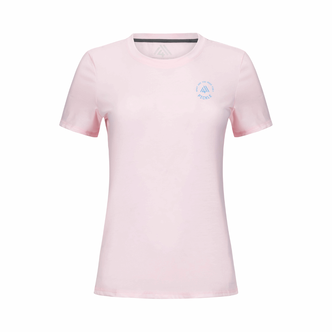 Women's Hybrid Tee - Pickle Light Pink