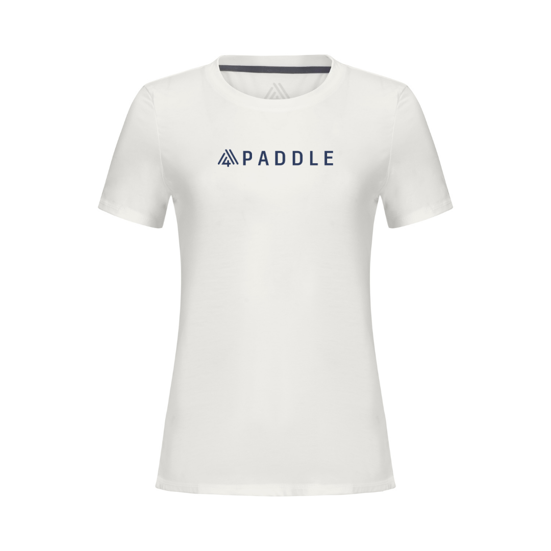 Women's Hybrid Tee - Paddle White