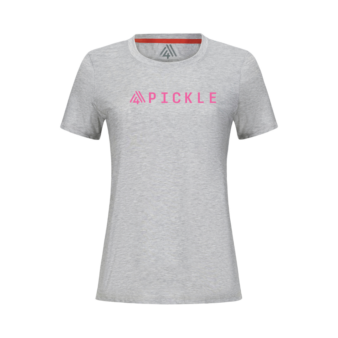 Women's Hybrid Tee - Pickle Heather Silver
