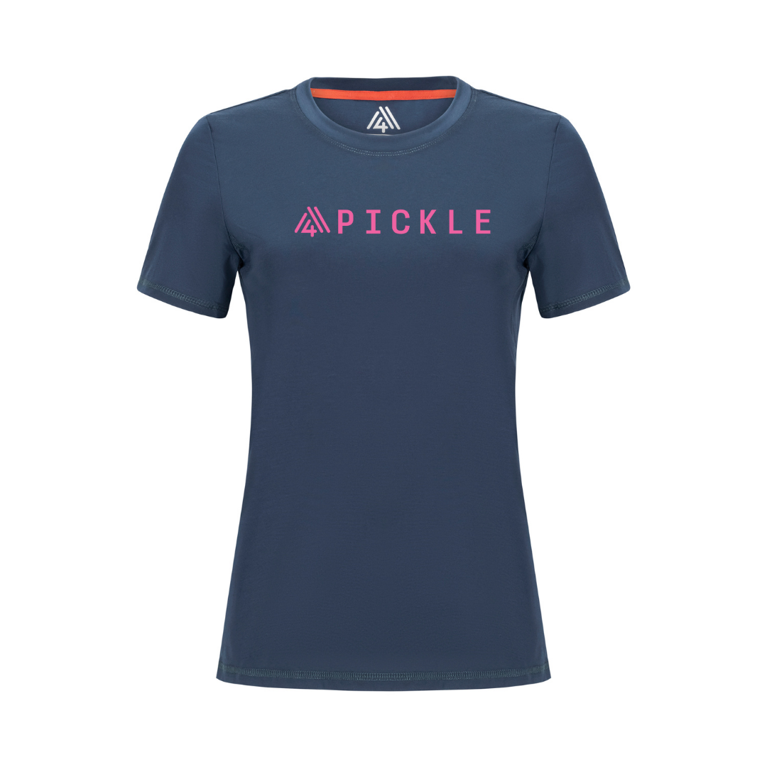 Women's Hybrid Tee - Pickle Navy