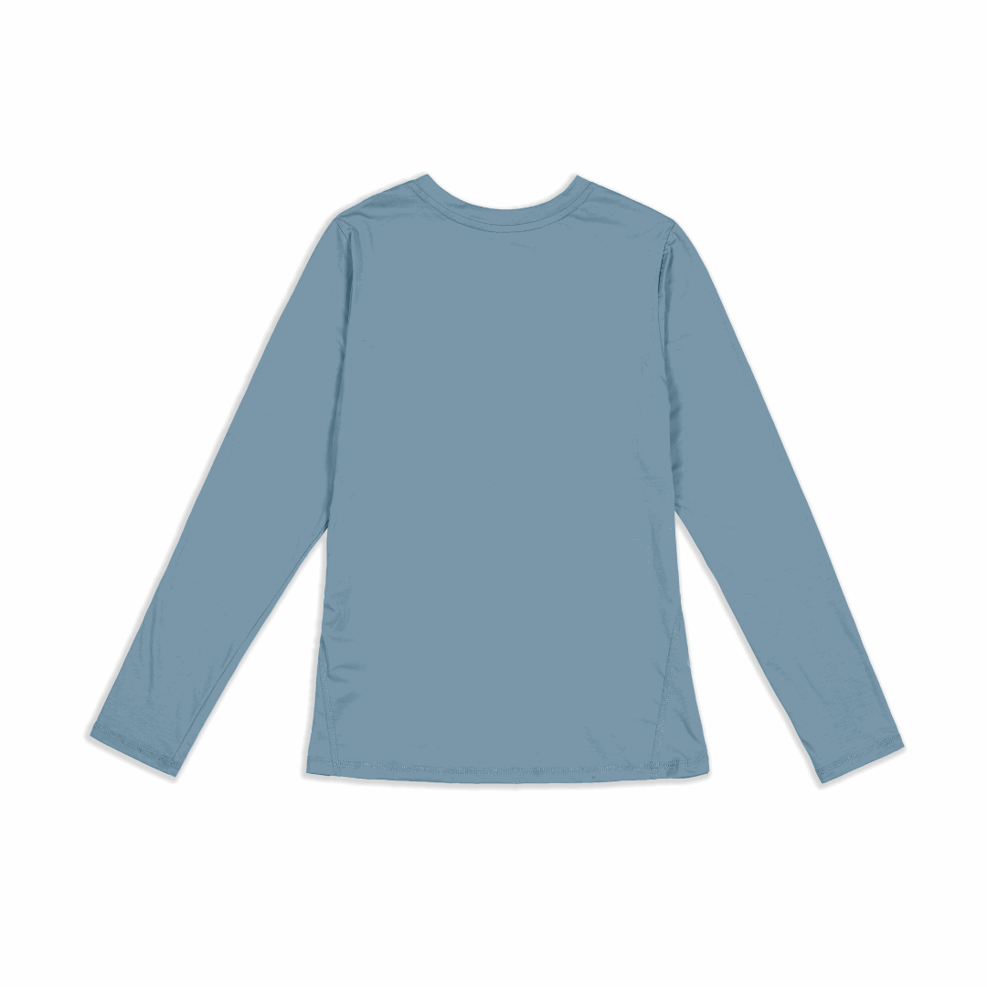 Women's Hybrid Long Sleeve Tee - Squash