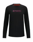 Women's Hybrid Long Sleeve Tee - Padel Black