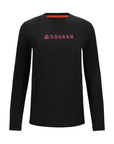 Women's Hybrid Long Sleeve Tee - Squash Black