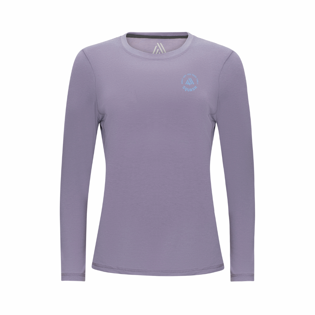 Women's Hybrid Long Sleeve Tee - Squash Dusk