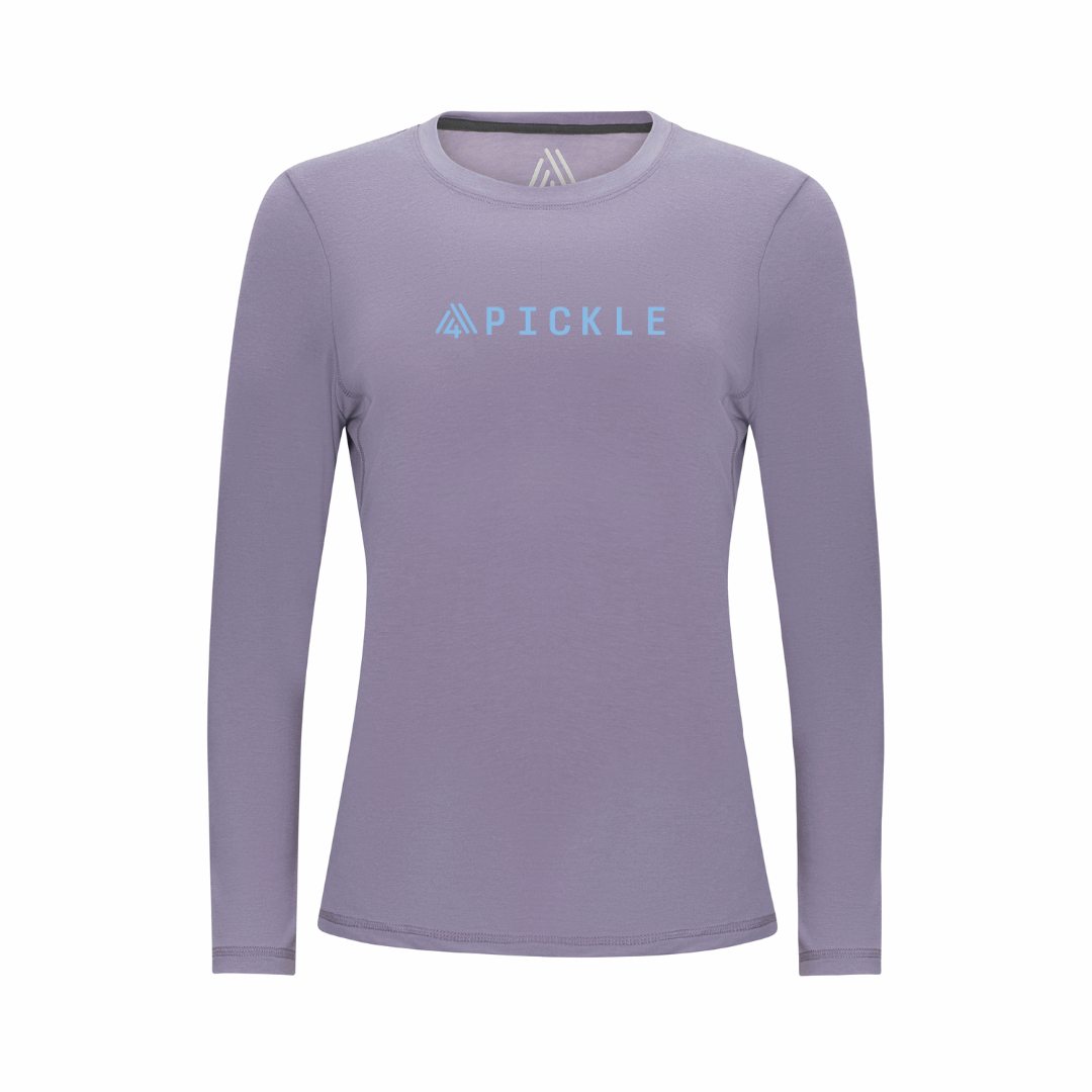 Women's Hybrid Long Sleeve Tee - Pickle Dusk