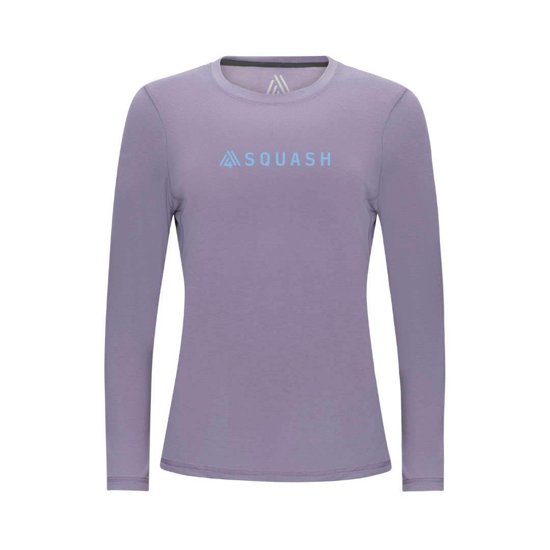 Women's Hybrid Long Sleeve Tee - Squash Dusk