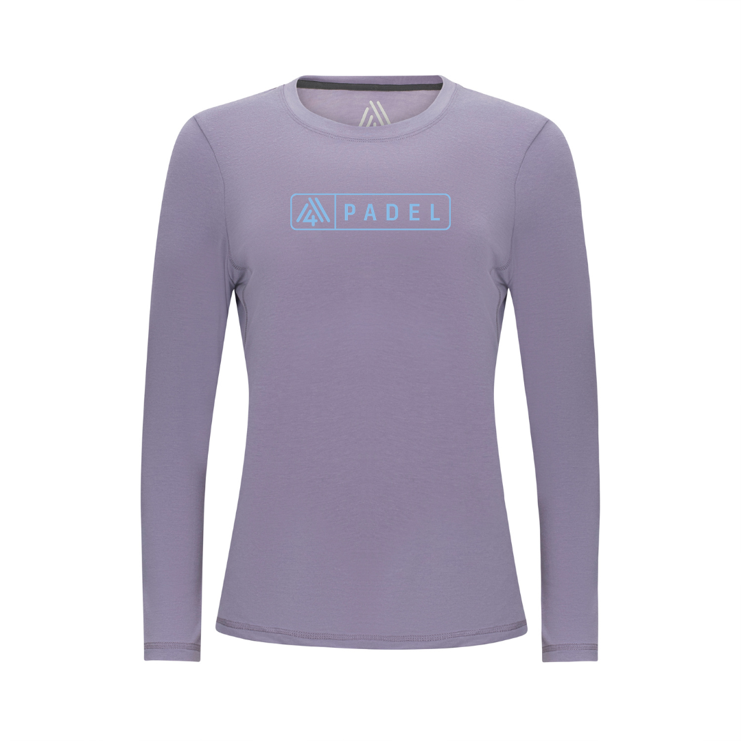 Women's Hybrid Long Sleeve Tee - Padel Dusk