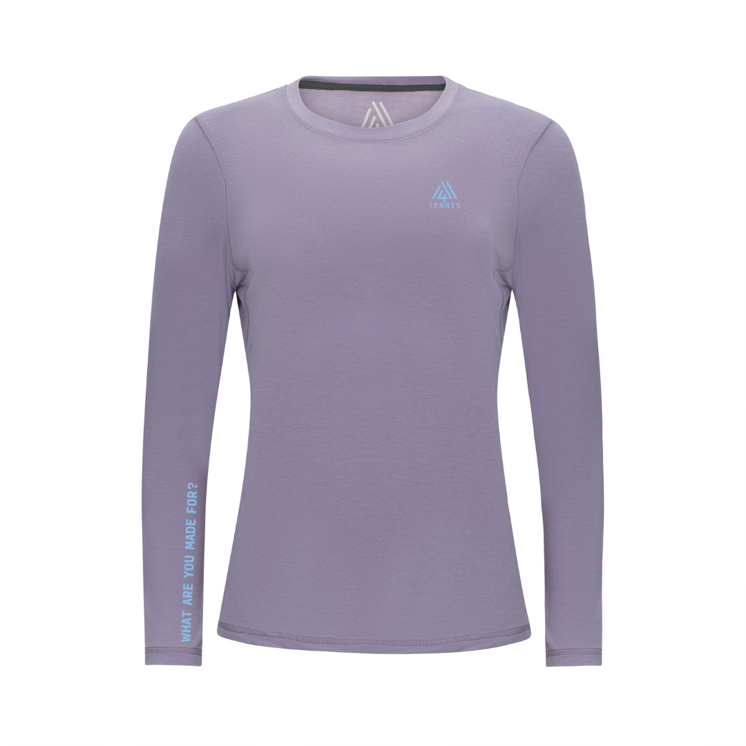Women's WAYM4 Hybrid Long Sleeve Tee - Tennis Dusk