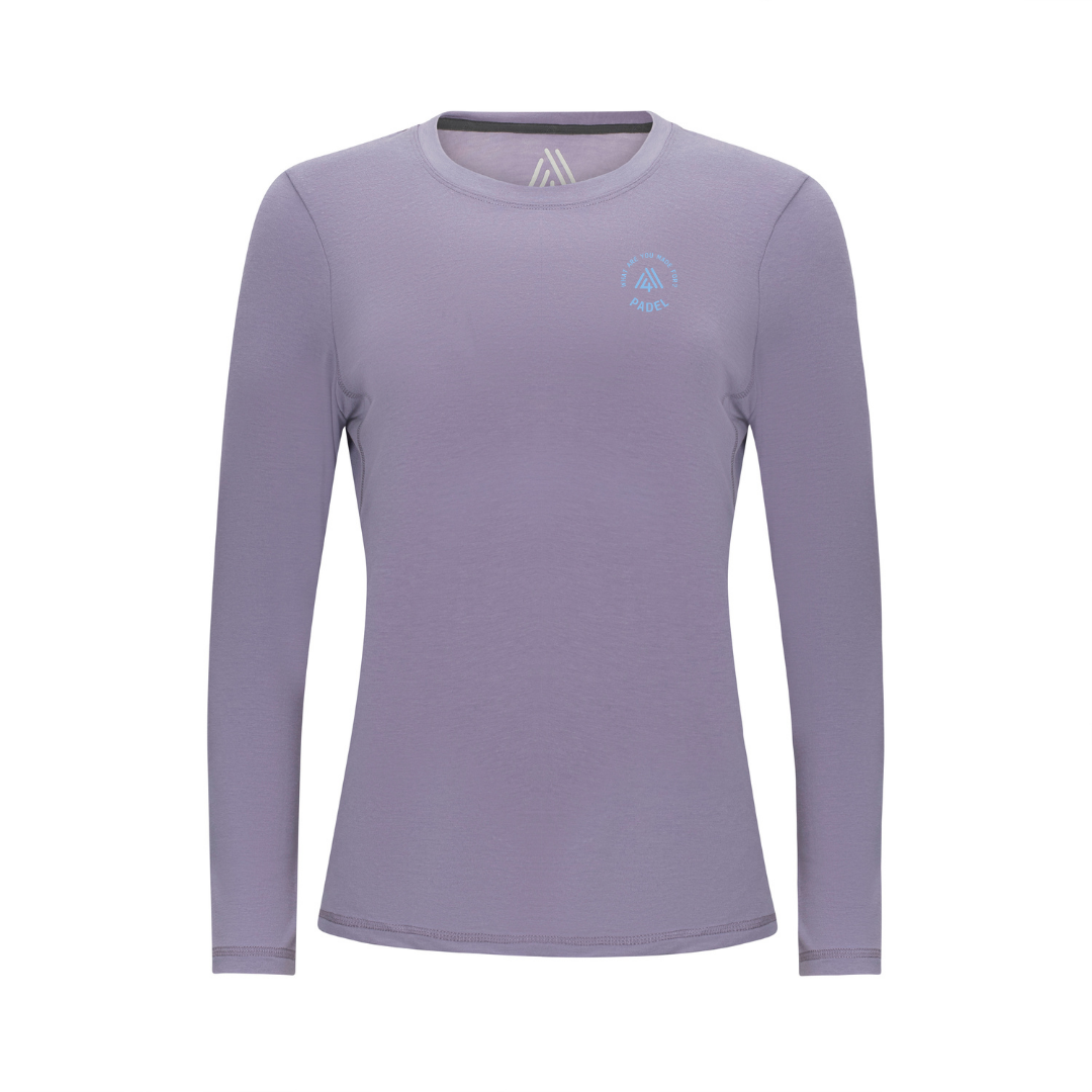 Women's Hybrid Long Sleeve Tee - Padel Dusk