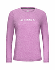 Women's Hybrid Long Sleeve Tee - Tennis Fuchsia