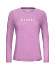 Women's Hybrid Long Sleeve Tee - Padel Fuchsia