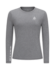Women's WAYM4 Hybrid Long Sleeve Tee - Padel Heather Grey