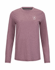 Women's Hybrid Long Sleeve Tee - Tennis Heather Red