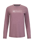 Women's Hybrid Long Sleeve Tee - Padel Heather Red