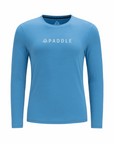 Women's Hybrid Long Sleeve Tee - Paddle Light Blue