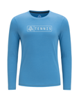 Women's Hybrid Long Sleeve Tee - Tennis Light Blue