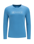 Women's Hybrid Long Sleeve Tee - Paddle Light Blue