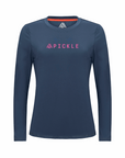 Women's Hybrid Long Sleeve Tee - Pickle Navy