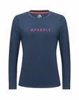 Women's Hybrid Long Sleeve Tee - Paddle Navy