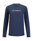 Women's Hybrid Long Sleeve Tee - Tennis Blue Indigo