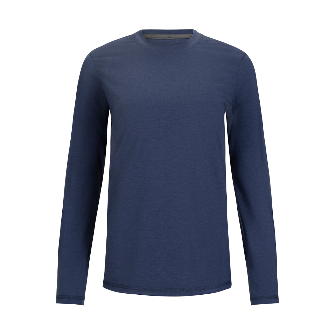Women's Hybrid Long Sleeve Tee Blue Indigo