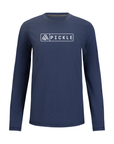 Women's Hybrid Long Sleeve Tee - Pickle Blue Indigo