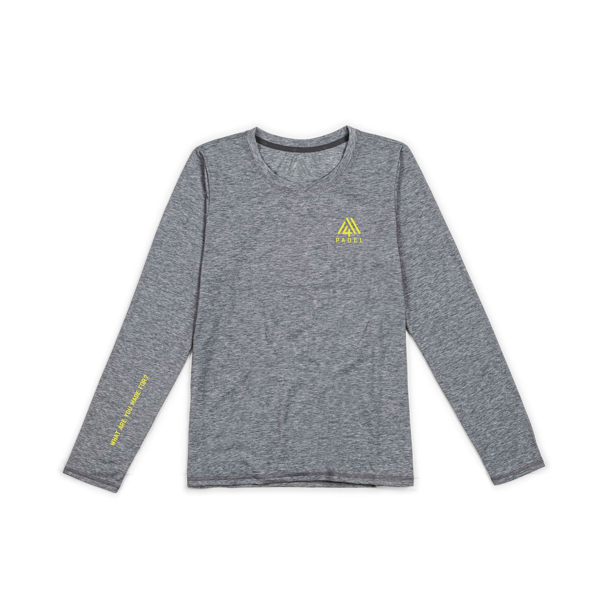 Women&#39;s Hybrid Long Sleeve Tee - Padel Heather Grey