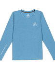 Women's Hybrid Long Sleeve Tee - Padel Light Blue