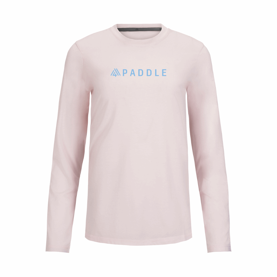 Women's Hybrid Long Sleeve Tee - Paddle Pink