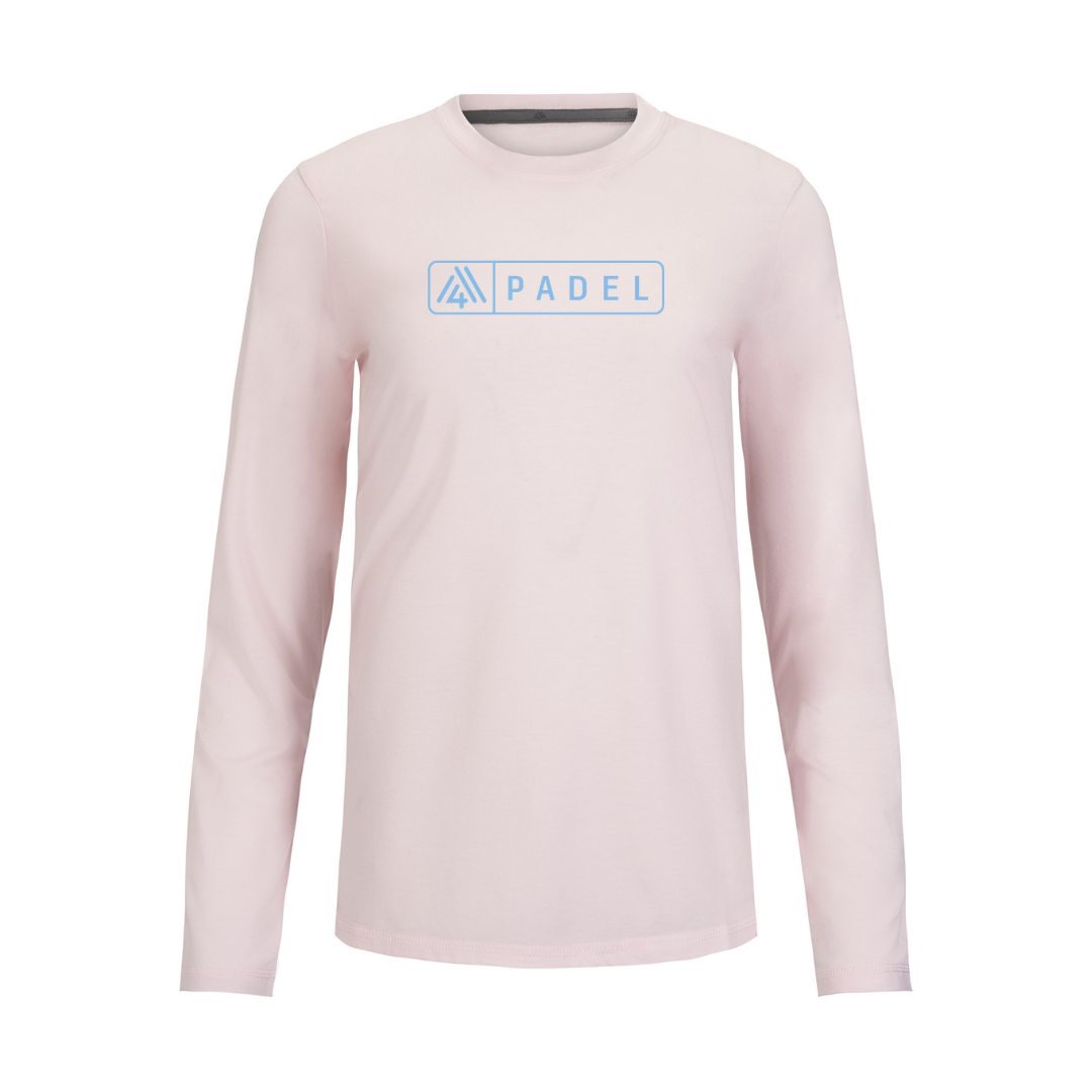 Women's Hybrid Long Sleeve Tee - Padel Pink