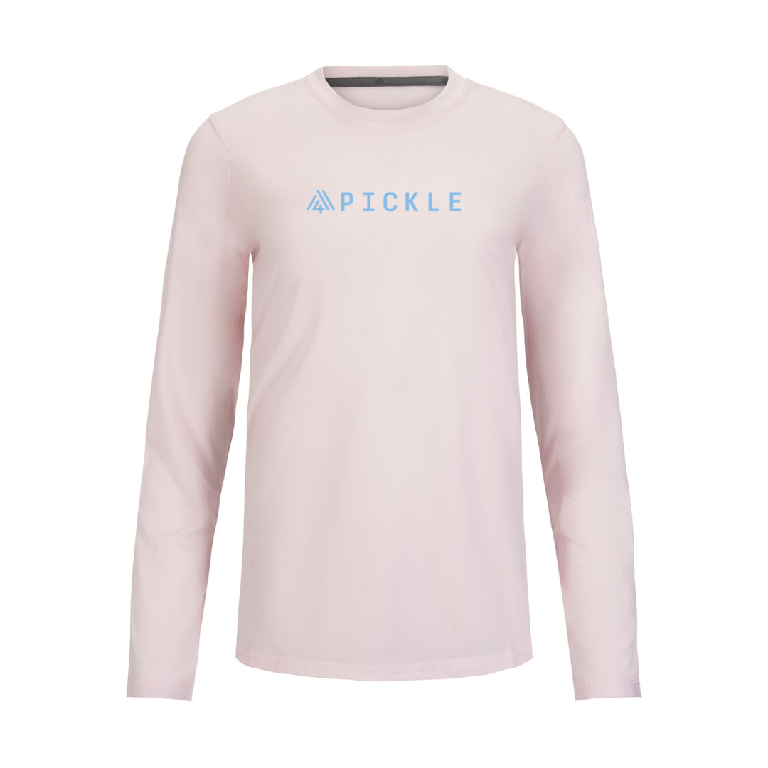 Women's Hybrid Long Sleeve Tee - Pickle Pink