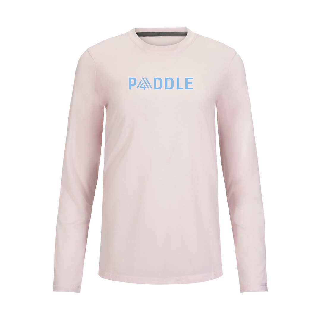Women's Hybrid Long Sleeve Tee - Paddle Pink