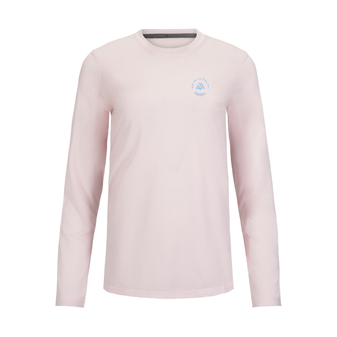 Women's Hybrid Long Sleeve Tee - Padel Pink