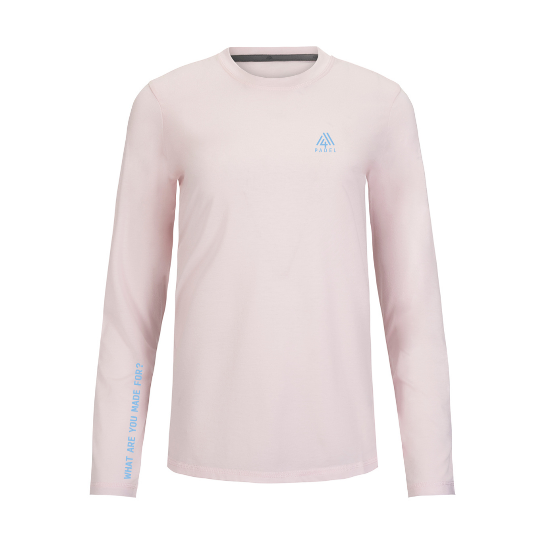 Women's WAYM4 Hybrid Long Sleeve Tee - Padel Pink